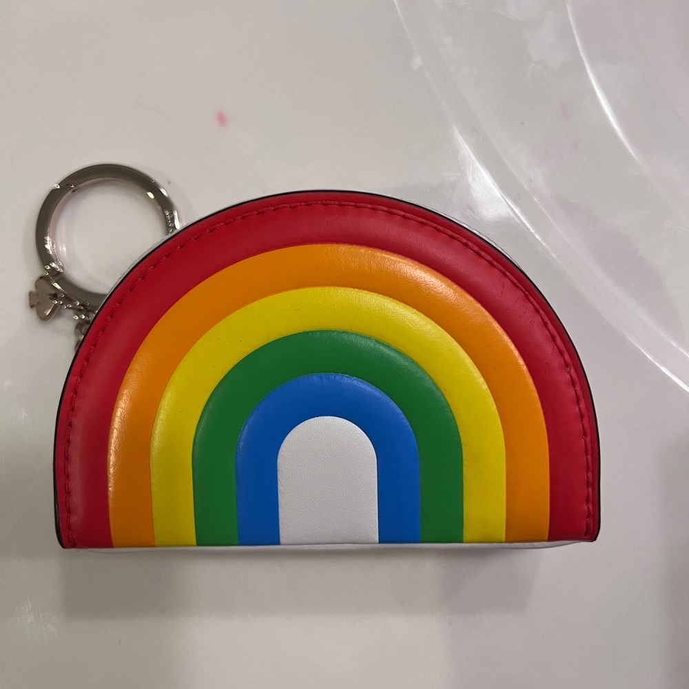 Kate Spade rainbow coin purse